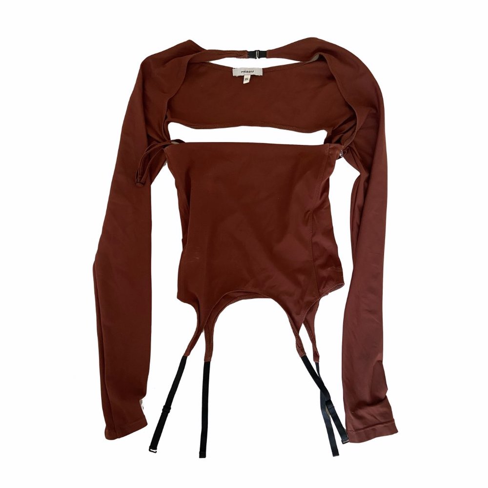 MIAOU PHOENIX STRETCH NYLON TOP